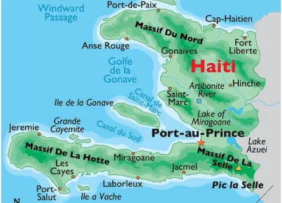 Haiti Geographical Map